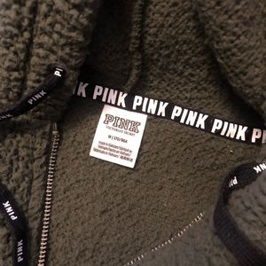Victoria secret pink Sherpa pullover